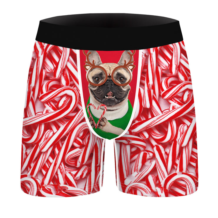 Men's Fashion Casual Digital Printing Underwear