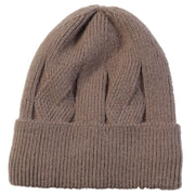 Men's Fleece-lined Thickened Twisted Knitted Warm Pullover Cap