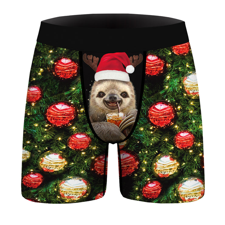 Men's Fashion Casual Digital Printing Underwear