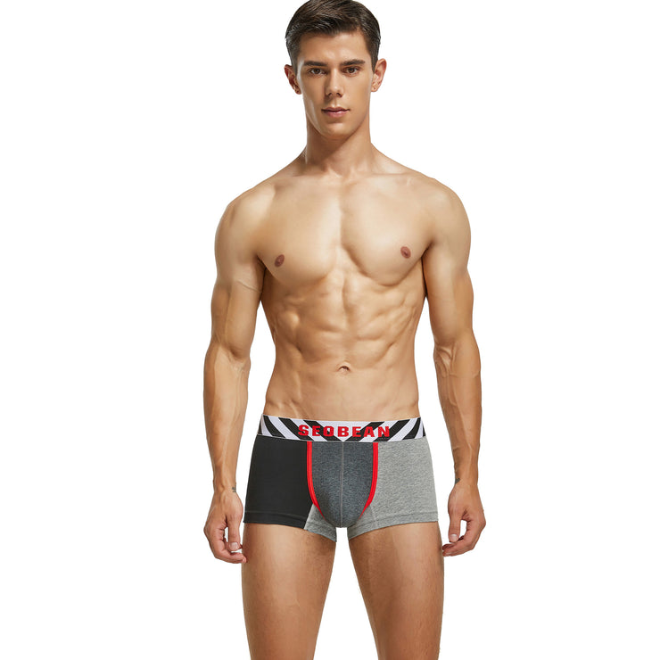 Young Men's Concave-convex Breathable Boxers