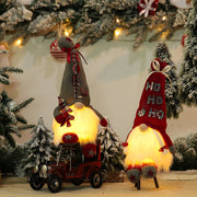 Dolls With Lights Forest People Decoration Elderly Christmas