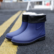 Short Tube Water Shoes Men Rain Boots Autumn And Winter