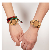 Bamboo and wooden watches