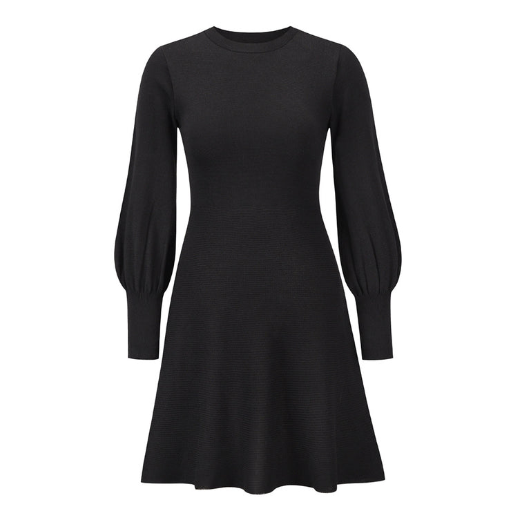 The New Slim Slimming Temperament Base Sweater Skirt