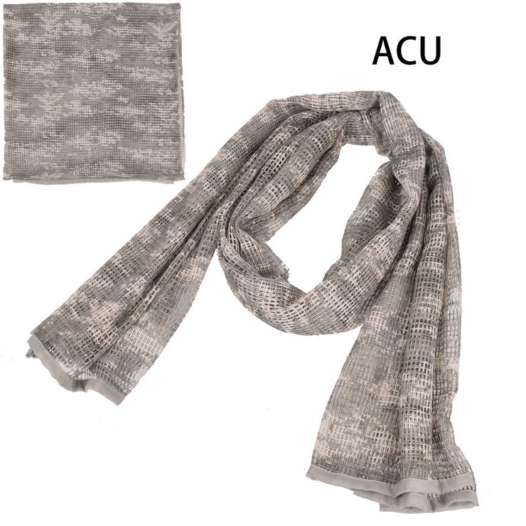 Breathable camouflage outdoor men's and women's scarves