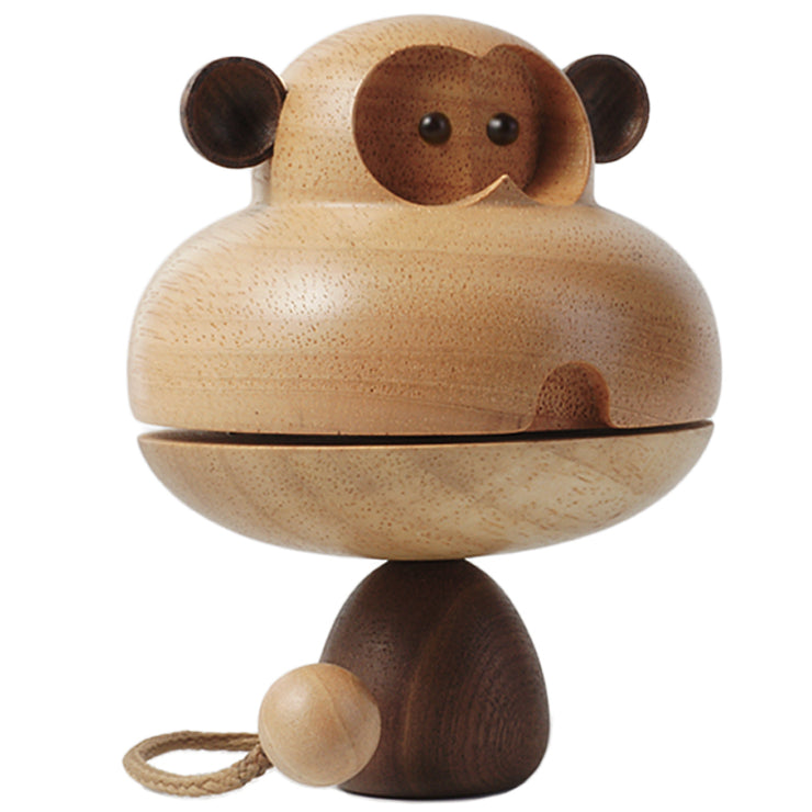 Several People Design Monkey Zodiac Log Music Box