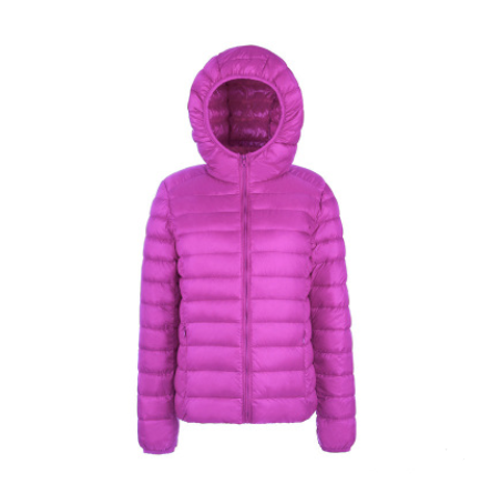 2022 New Winter Clothing Light Short Short Fashion Slim Down Jacket Women's Light Down Jacket Hooded Jacket Tide