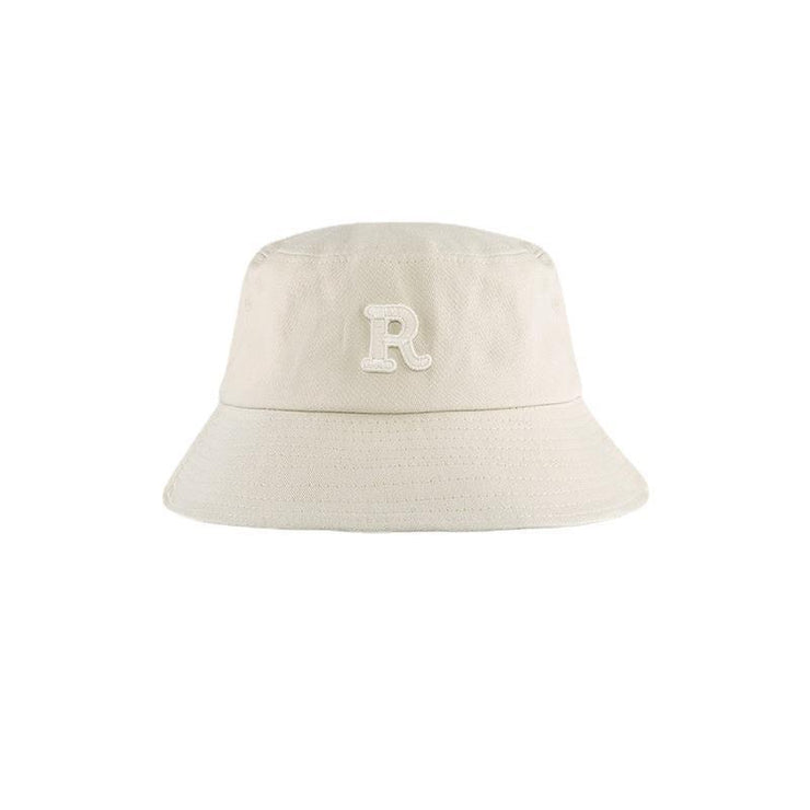 Big Head Circumference Bucket Hat Female Letters