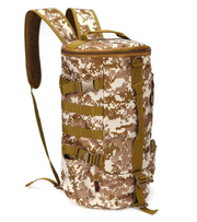 Cylindrical Fishing Gear Backpack Cylindrical Rod Satchel