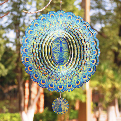 Outdoor Garden Decoration Wind Turns Into Home Metal  Chime Hanging