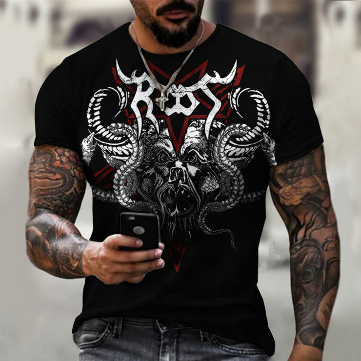 Men 3D Graphic Casual T-shirt