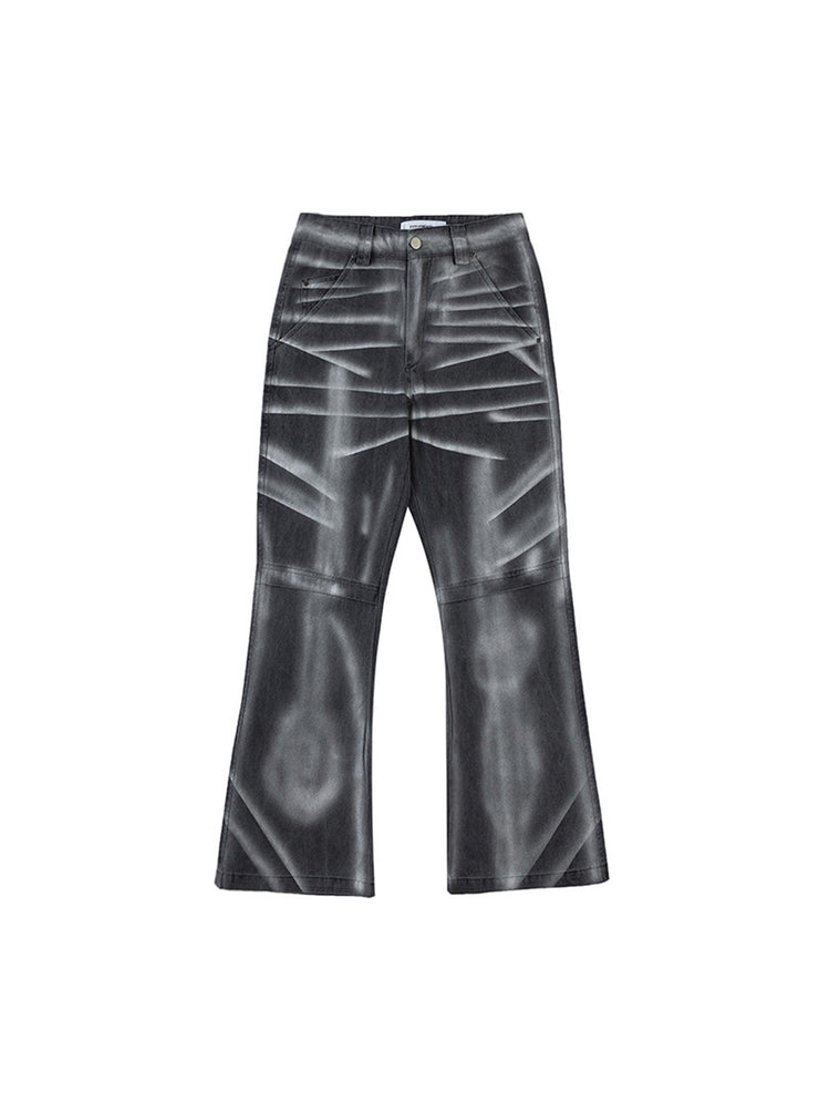 Men's Fashion Casual Hand Painted Skinny Jeans