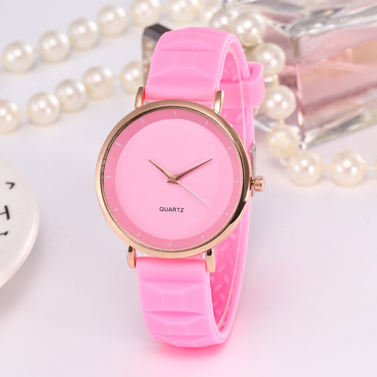 Men's And Women's Jelly Casual Silicone Watches