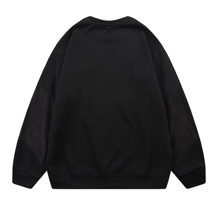 Street Heavy High-end Men's Round Neck Sweater