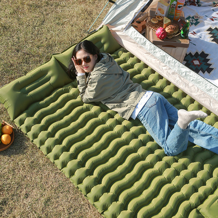 Quick Inflatable Sleeping Mat For Two People