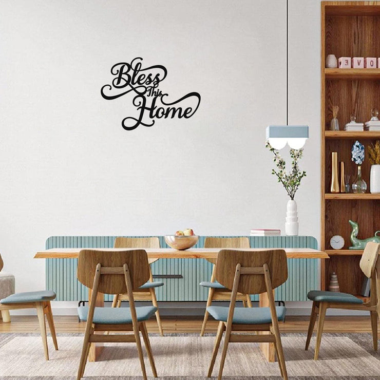 Bless This Home Metal Wall Art Metal Letter Wall Hanging