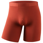 Men's Plus Size Lengthened Anti-wear Leg Boxer Briefs