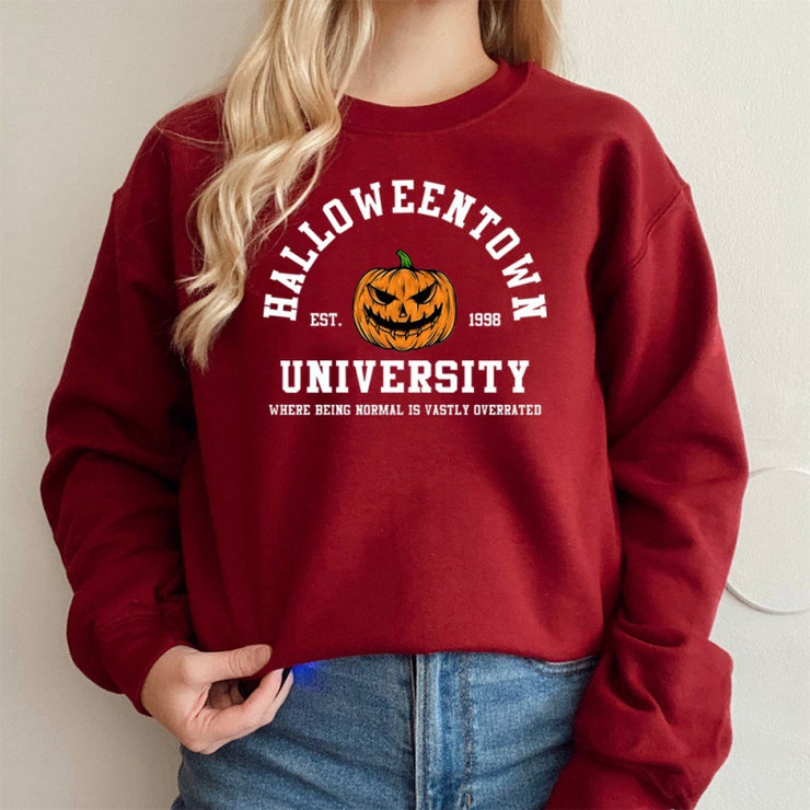 Retro Halloween Sweatshirt Women's Fashion