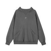 Trendy Cross Star Hooded Sweater For Men