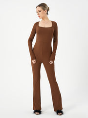 Women's Loose Casual High Stretch Jumpsuit