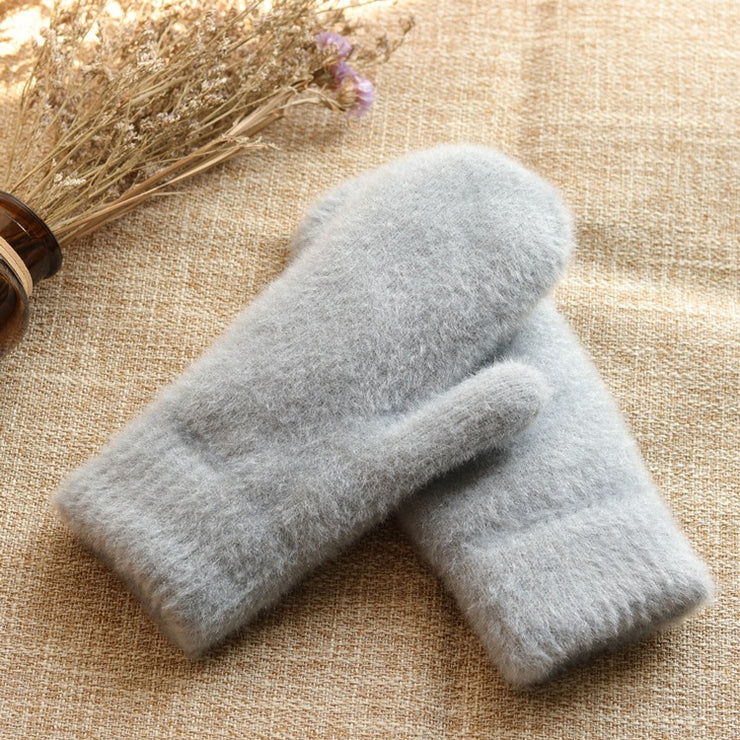 Korean-style Knitted Thermal Gloves