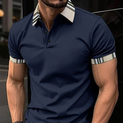 Button Pocket Men's Sports Polo Shirt