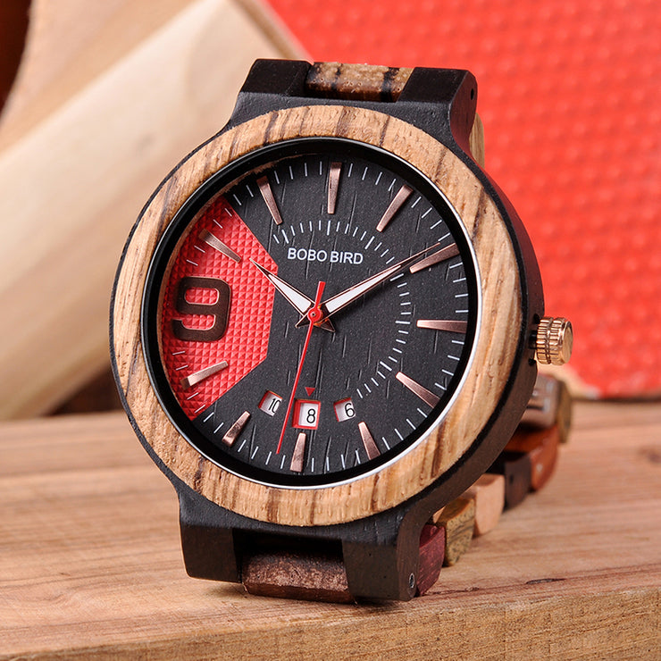 Wooden watch for men