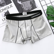 Men's Boxer Briefs Week Days Underwear Solid Color Simple Trendy Breathable Multicolor Pants