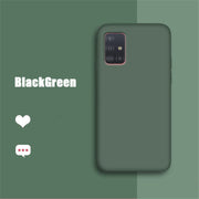 Pure color silicone phone case