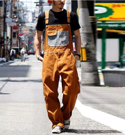 Patch Pocket Multi-pocket Overalls