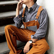 Patch Pocket Multi-pocket Overalls