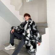 Cloak Hip Hop Trendy Clothes Plush Coat Men