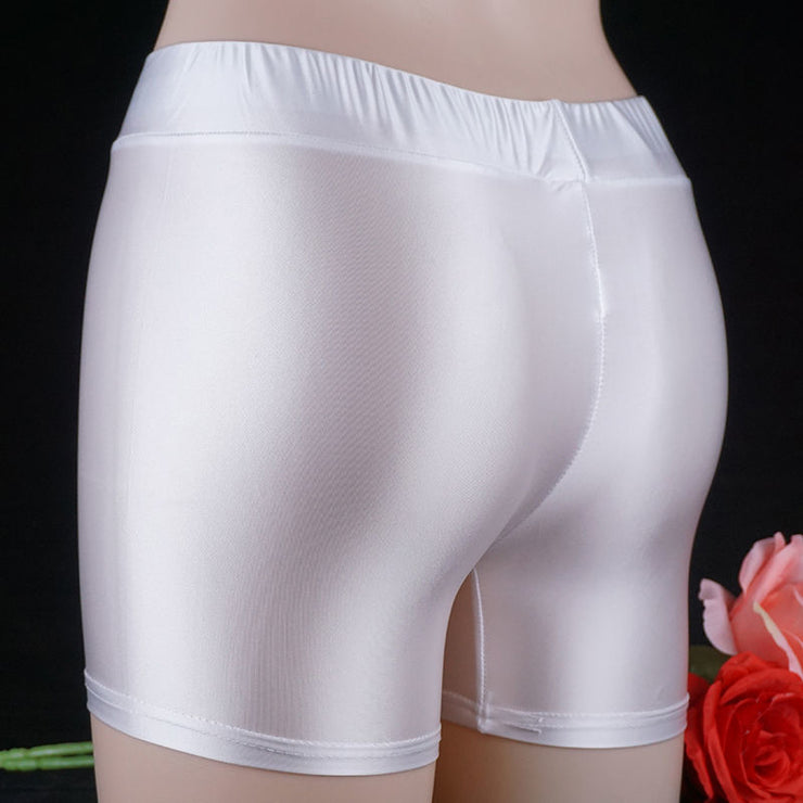 Men's And Women's Shiny Shiny Pants Tight Boxer Briefs