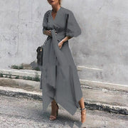 Irregular hem dress