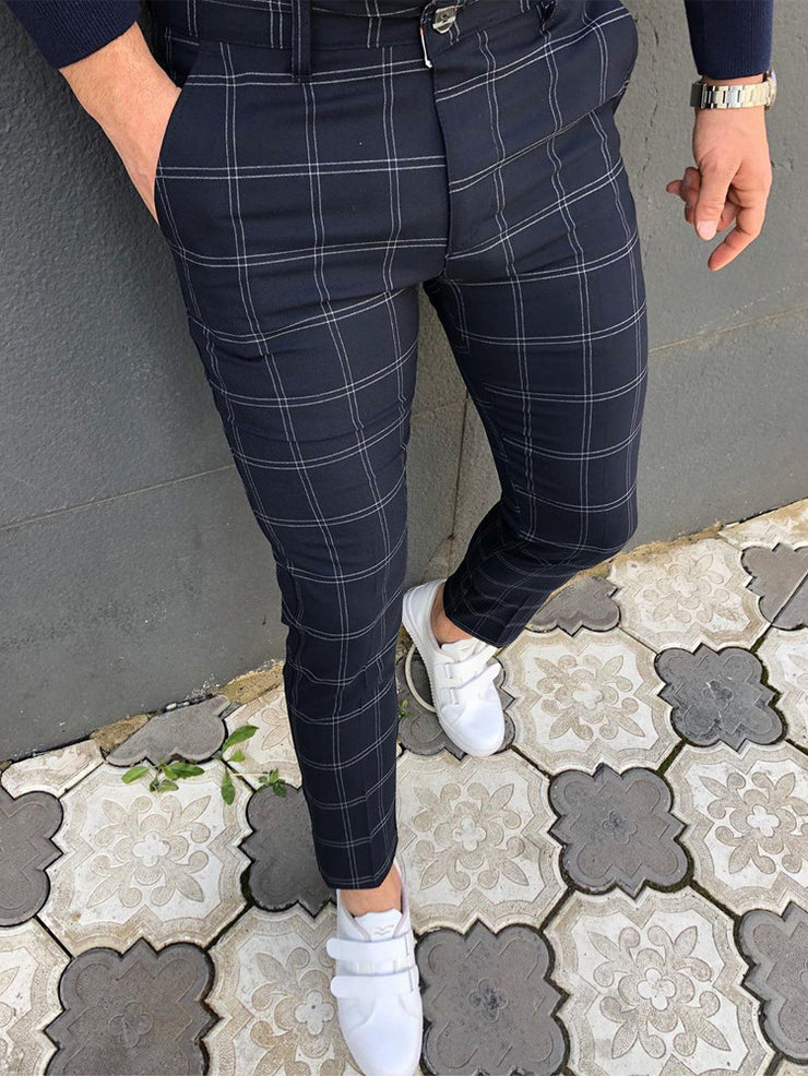 Men's Printed Casual Fashion Striped Trousers