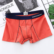 Men's Boxer Briefs Week Days Underwear Solid Color Simple Trendy Breathable Multicolor Pants