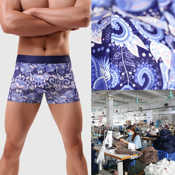 Printed Cotton Comfortable Breathable Men's Shorts