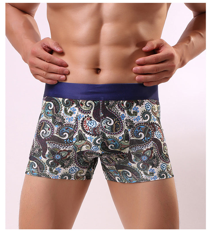 Printed Cotton Comfortable Breathable Men's Shorts