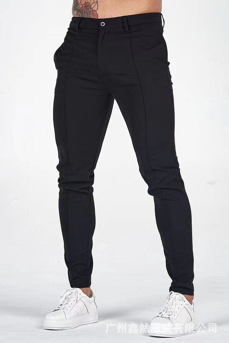 Spring New Men's Outdoors Slim-fit Trousers Straight Sports Pants