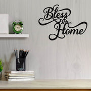 Bless This Home Metal Wall Art Metal Letter Wall Hanging