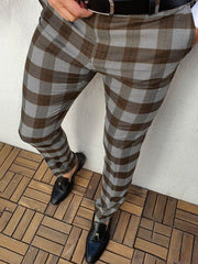 Men's Printed Casual Fashion Striped Trousers