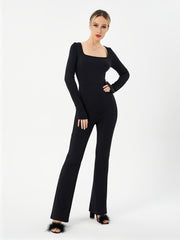 Women's Loose Casual High Stretch Jumpsuit