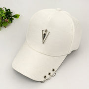 Male And Female Personality Metal Buckle Sun Baseball Hat