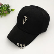 Male And Female Personality Metal Buckle Sun Baseball Hat