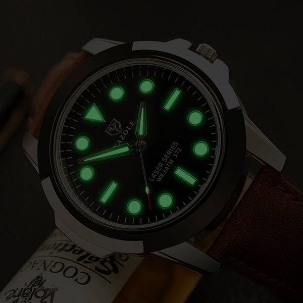 372 YAZOLE brand quartz watches, non mechanical men's sports watches, luminous green ghost series watches wholesale