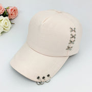 Male And Female Personality Metal Buckle Sun Baseball Hat