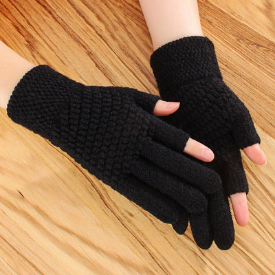 Thickened Fleece Winter Riding Gloves