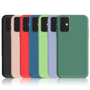 Pure color silicone phone case