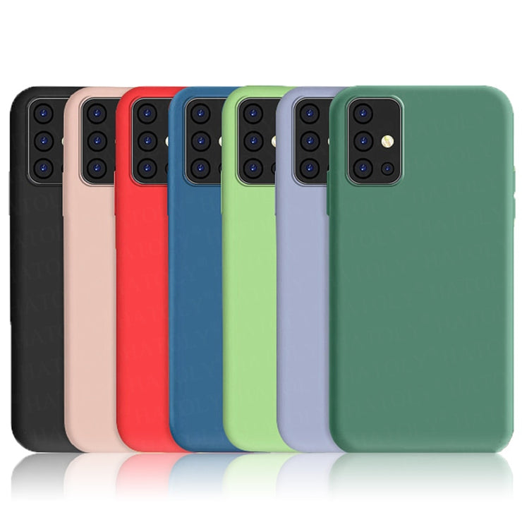 Pure color silicone phone case