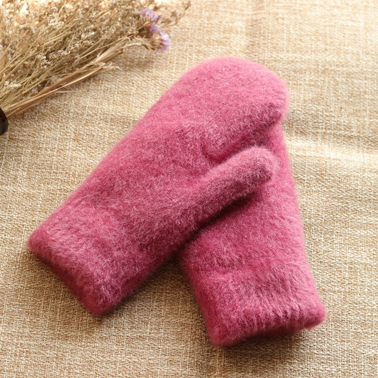 Korean-style Knitted Thermal Gloves